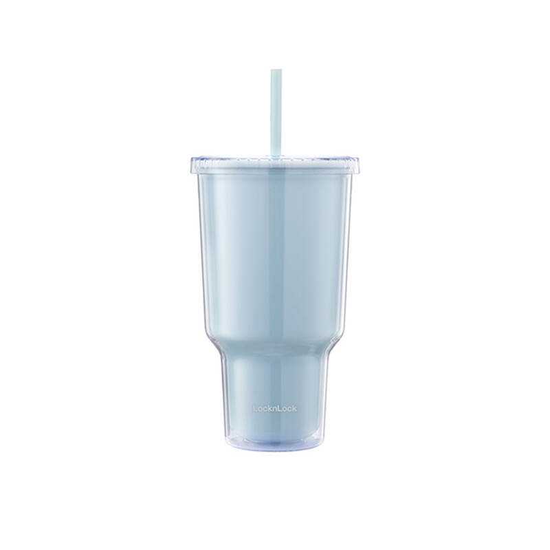 Ly Nhựa 2 Lớp Locknlock 1L - 2 Màu (Xanh Da Trời, Xanh Mint) - HAP527 image number null